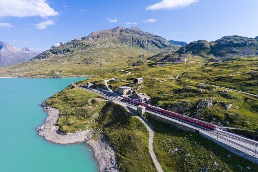 Bernina Express Private Tour from Milan