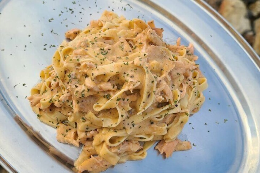 Jerk Chicken Tagliatelle