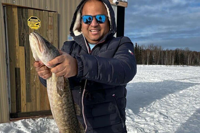 Fairbanks Ice Fishing with Transportation