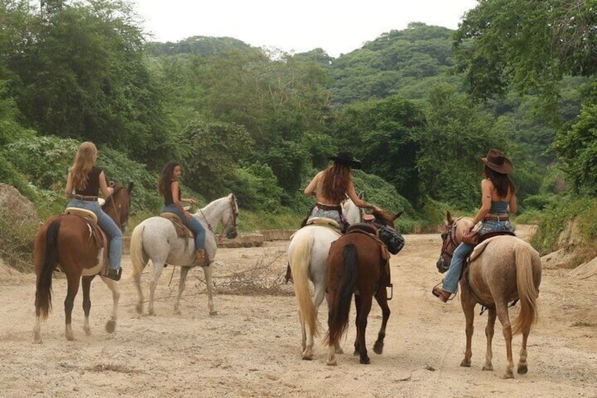 Traditional Horse Trail Ride with Bucerias Saddle Adventures