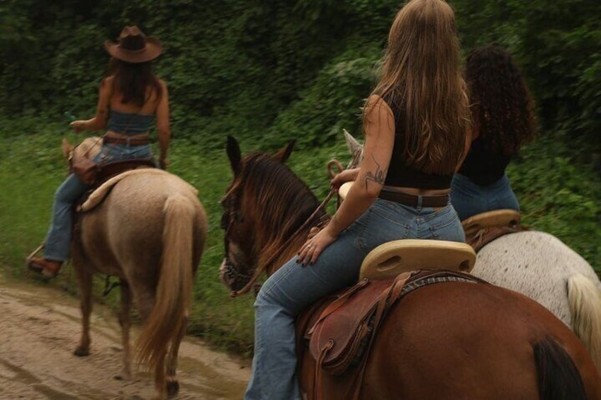 Traditional Horse Trail Ride with Bucerias Saddle Adventures