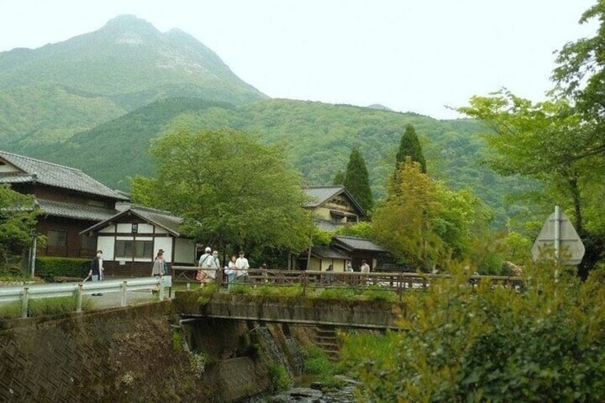 Traditionally Japanese houses in Yufuin 