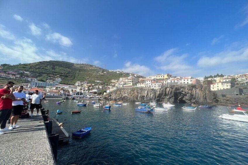 View of the bay of Câmara de Lobos