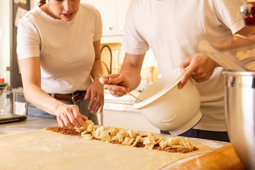 Schnitzel and Strude Shared Cooking Class 