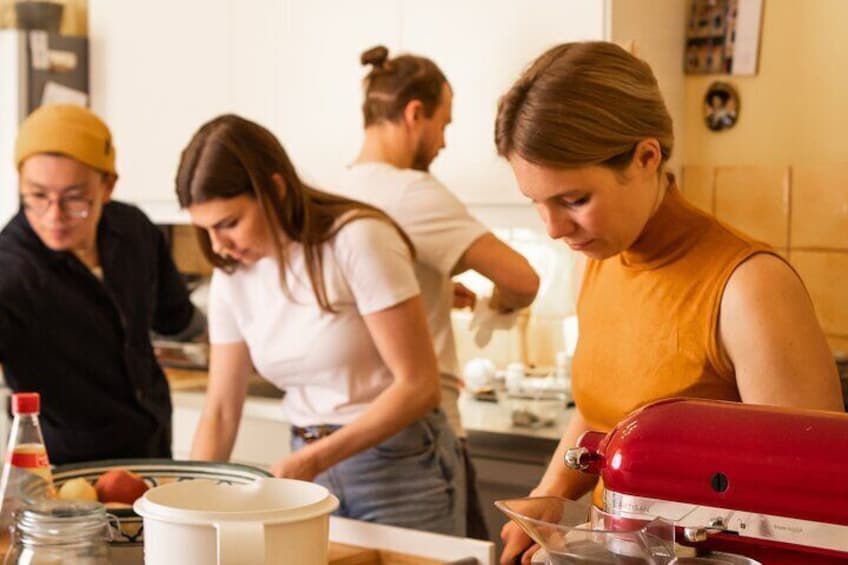 Schnitzel and Strude Shared Cooking Class 