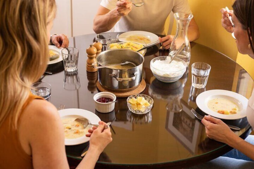 Schnitzel and Strude Shared Cooking Class 