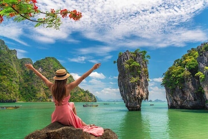 James Bond and Hong Island Canoeing by Speedboat from Krabi