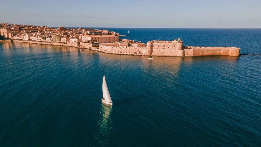 Picture 1 for Activity Ortigia: Coastal Sailing Tour with Aperitif Experience