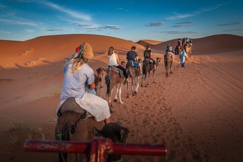 Camel Ride in Merzouga Desert 11 day Moroccan Tour