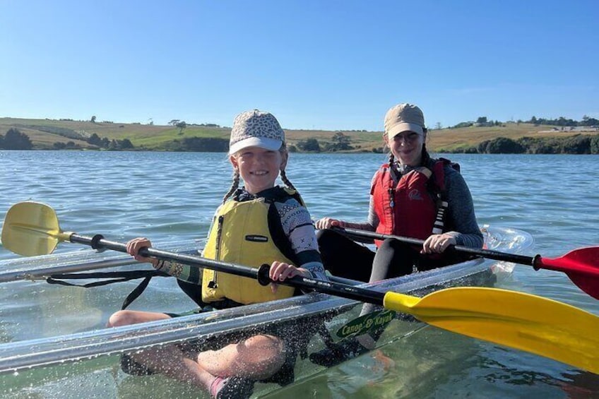 Sea Your Bottom. Clear Bottom Kayak Adventure