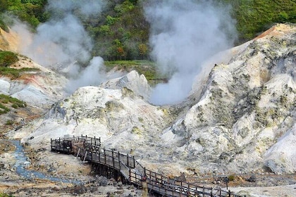 Hokkaido Lake Toya and Noboribetsu Private Day Tour(from Sapporo)