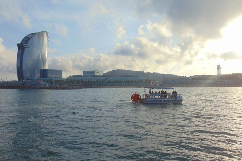 Private Barcelona Water Beer Bike Tour