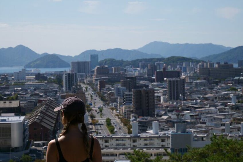 Hiroshima Running or Walking Tour from Hijiyama Park