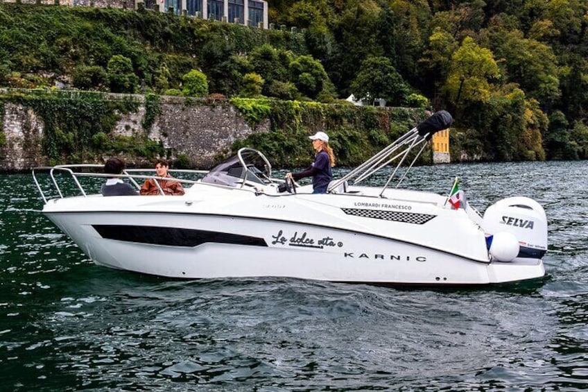 Como lake shared boat tour