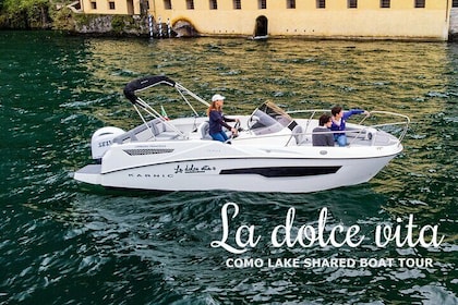 Como lake shared boat tour