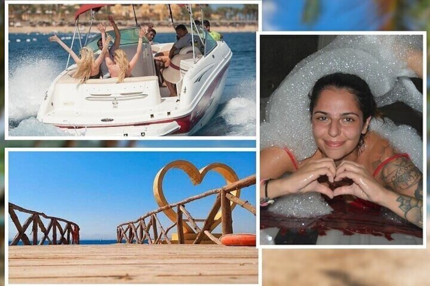 Magawish Island Private Speedboat Trip & Turkish Bath - Hurghada