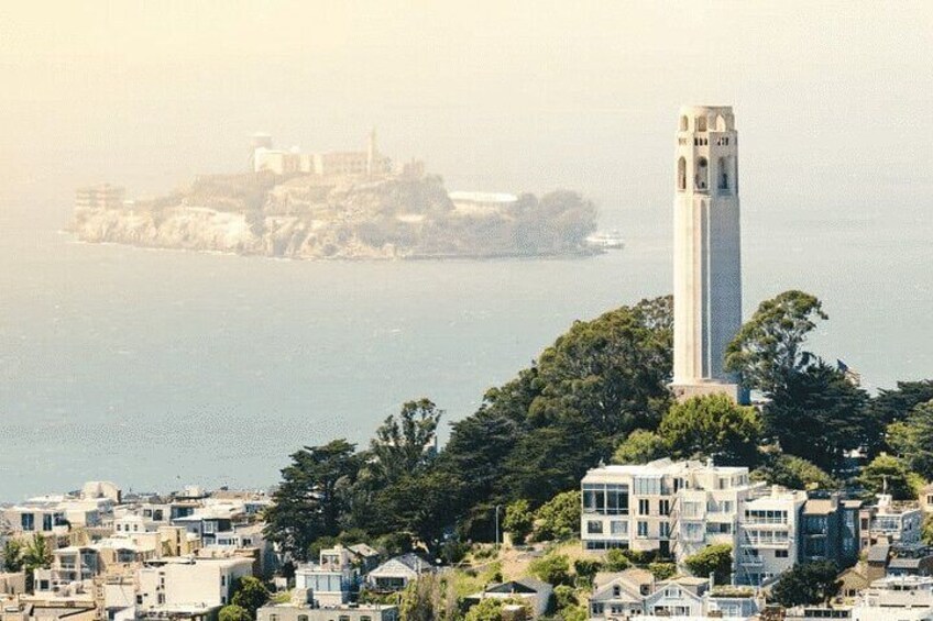 Coit Tower from afar