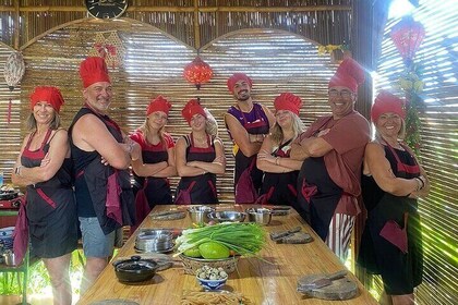 Hoi An Cooking Class with Local Market , Boat Ride and Fishing