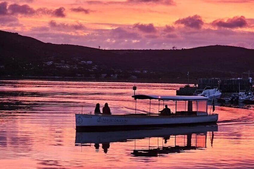 Knysna Lagoon Sunset Cruise aboard Coquette 