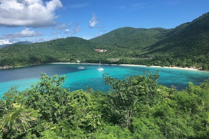 Look for sea turtles or stop at the tiki bar at Maho Bay 