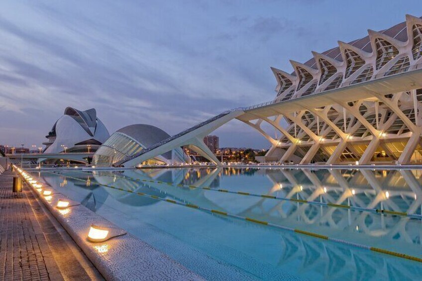 Valencia all in one beaches old town city of arts by e-bike.