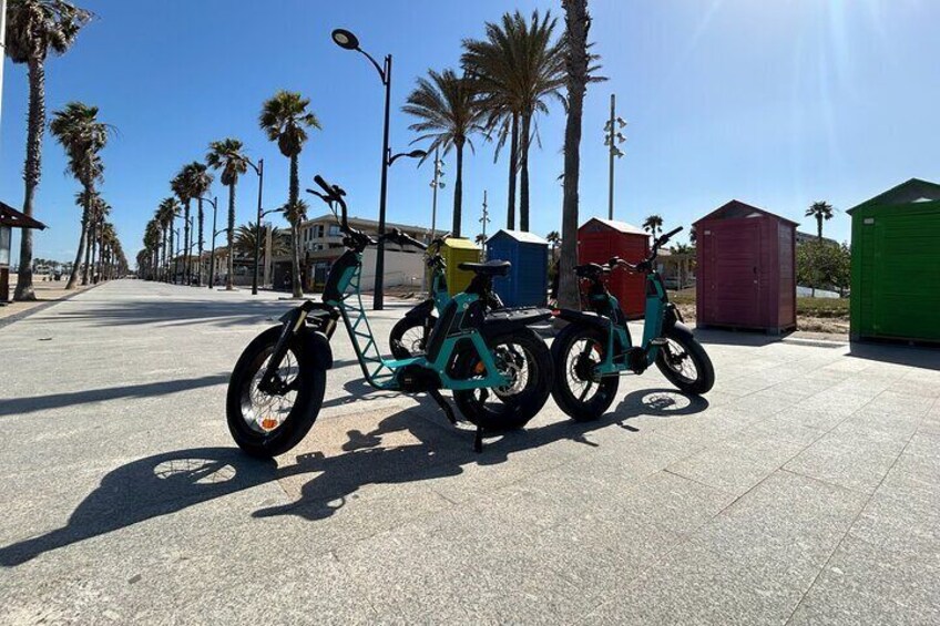 Valencia all in one beaches old town city of arts by e-bike.