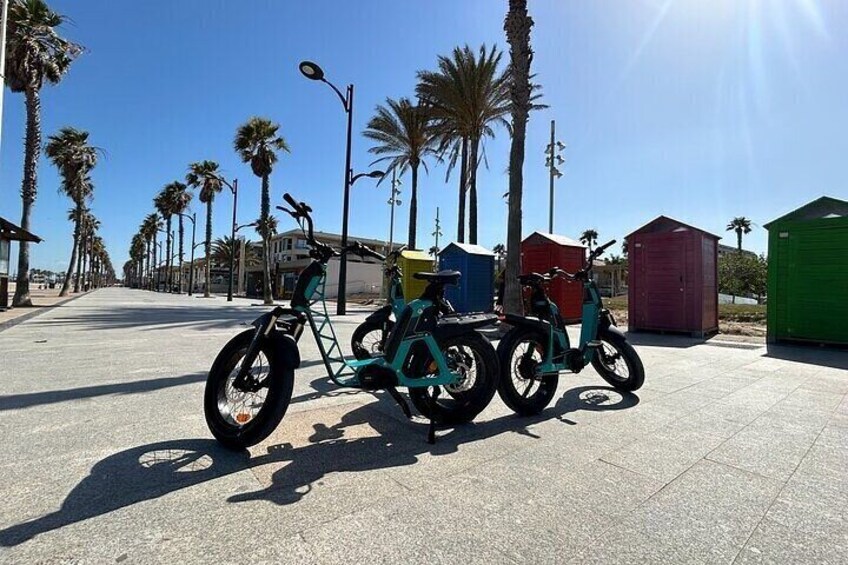 Valencia all in one beaches old town city of arts by e-bike.