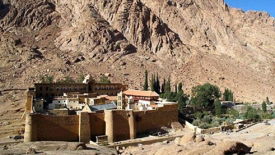 St.Catherine Monastery, which is considered one of the most famous & Oldest monasteries in the world.