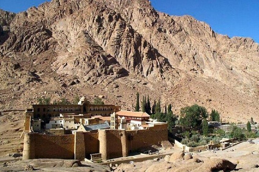 St.Catherine Monastery, which is considered one of the most famous & Oldest monasteries in the world.