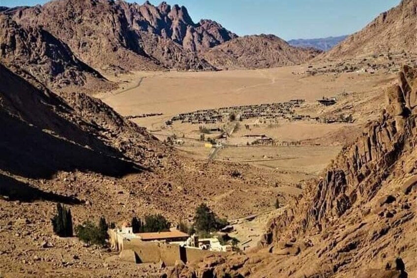 St.Catherine Monastery & view of the entrance to The city