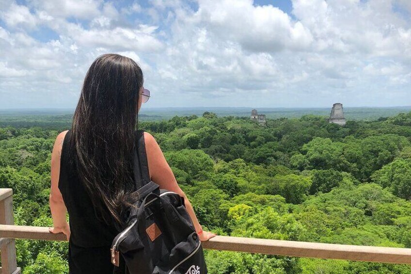 Tikal: Unique place in the world with Mayan archeology, flora and fauna of the Peten jungle