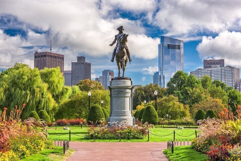 George Washington Statue in Boston Common