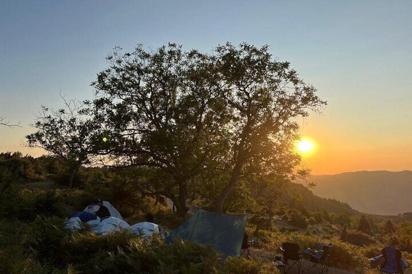 Camping in Tomor mount Berat