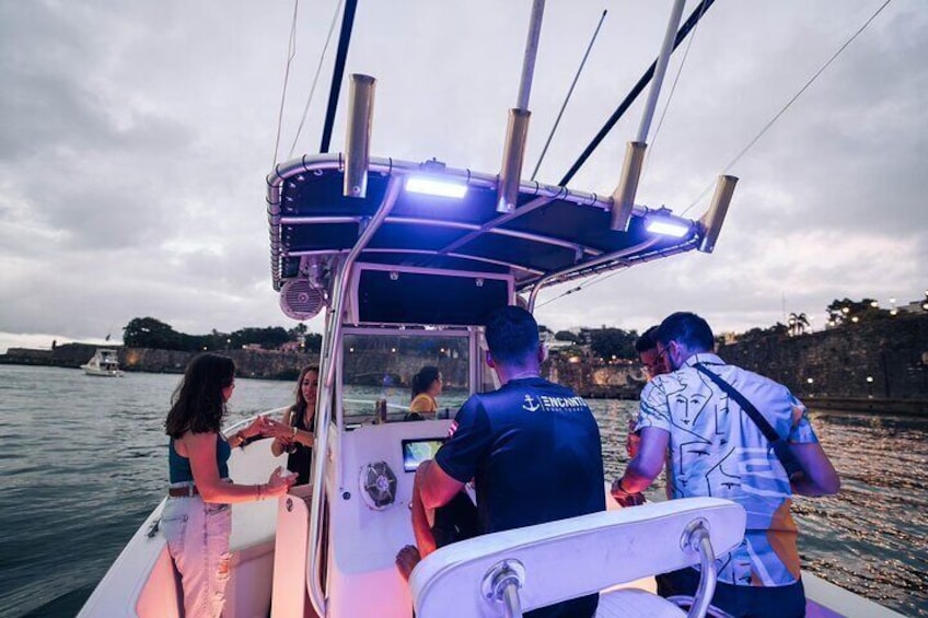 Private Old San Juan Bay Boat Sunset-Night Cruise