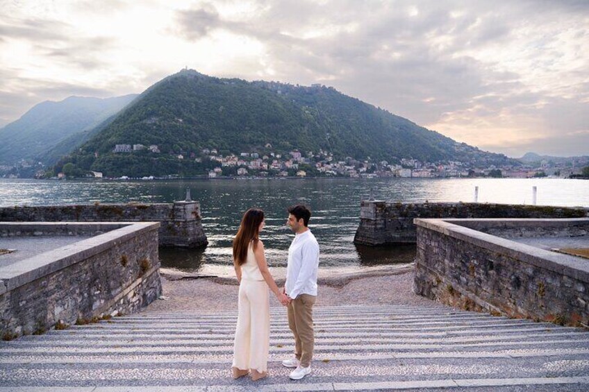 Private Tour with Personal Photographer in Varienna and Lake Como
