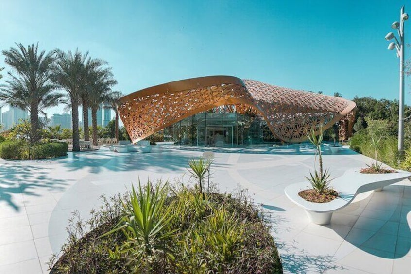 The stunning architecture of Al Noor Island, merging nature with modern design.