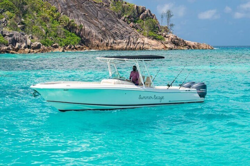 Private Boat Transfer From Mahe to Praslin or Vise Versa