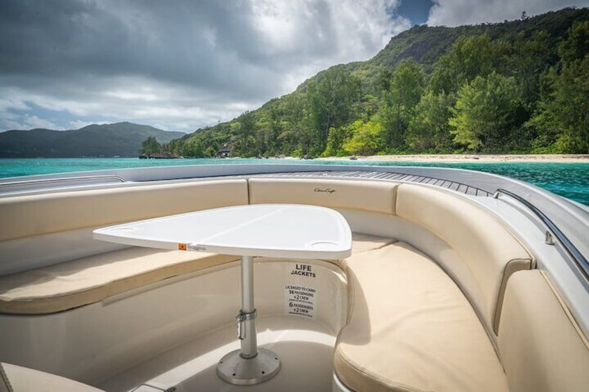 Private Boat Transfer From Mahe to Praslin or Vise Versa