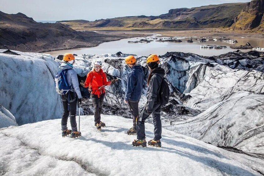 South Coast Tour and Glacier Hiking in Small Group