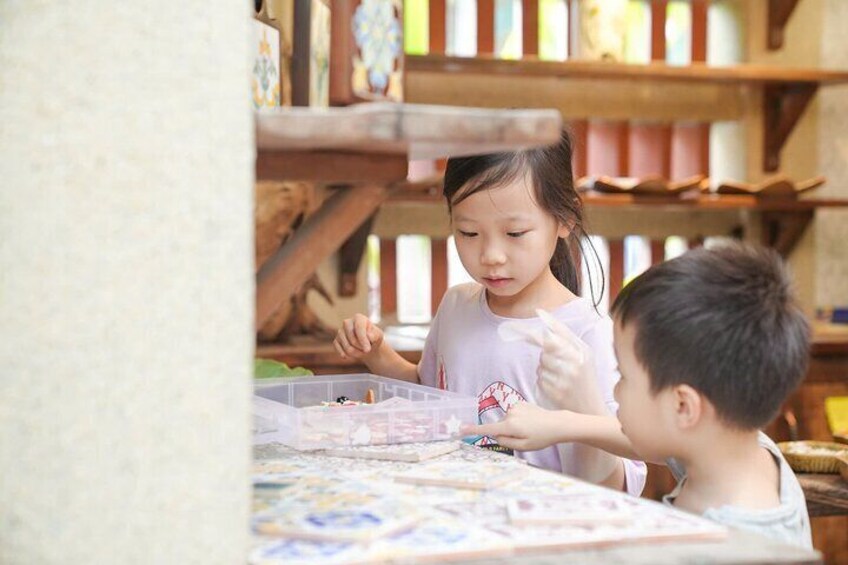 Mosaic Treasures at Pottery Village in Ha Noi