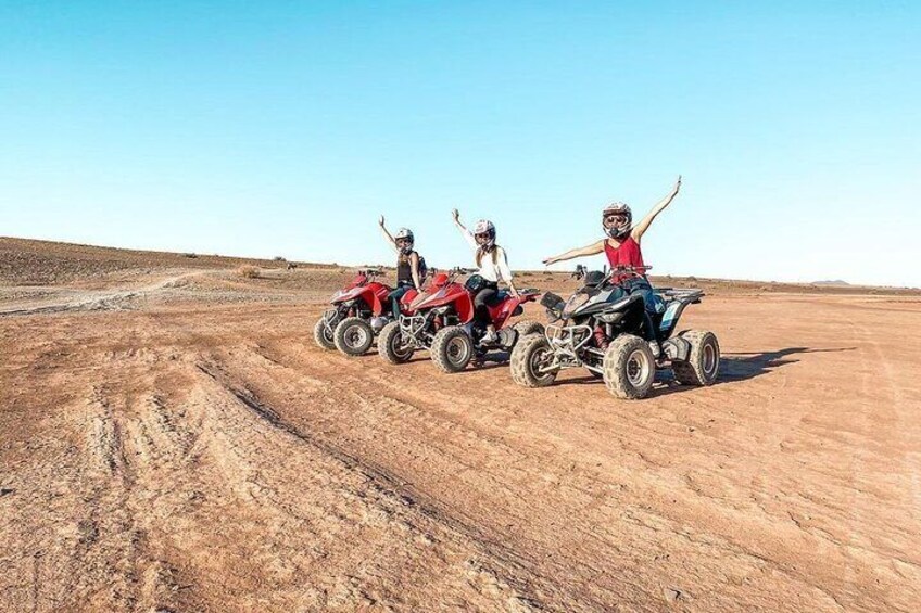 Marrakech Agafay Desert Package Quad Bike Camel Ride Dinner Show.