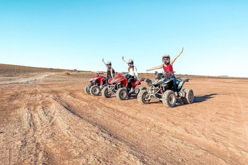 Marrakech Agafay Desert Package Quad Bike Camel Ride Dinner Show.