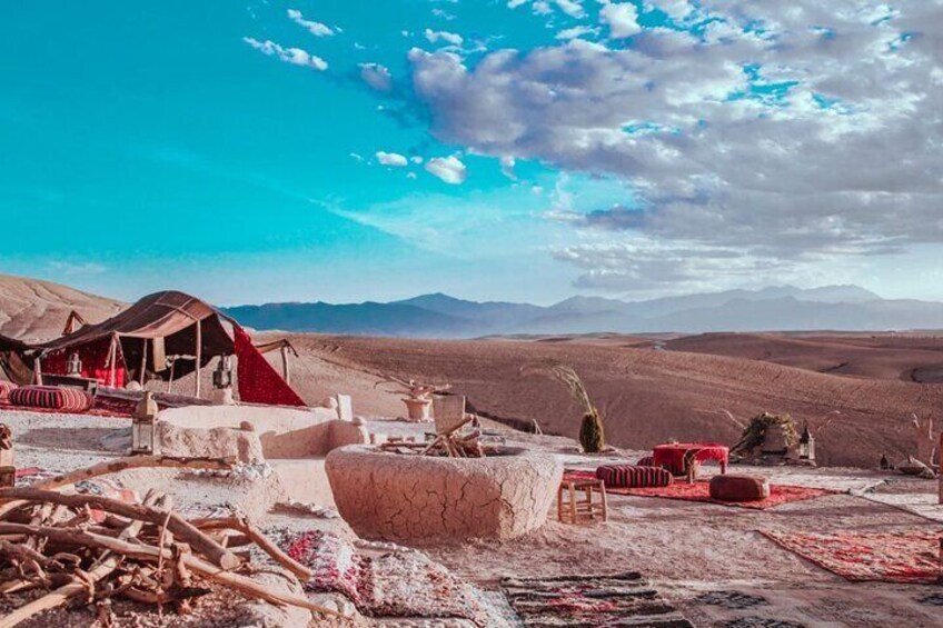 Agafay Desert Trip Package, Quad Bike, Camel Ride and Dinner Show