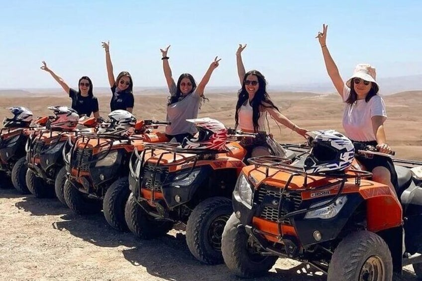 Agafay Desert Trip Package, Quad Bike, Camel Ride and Dinner Show