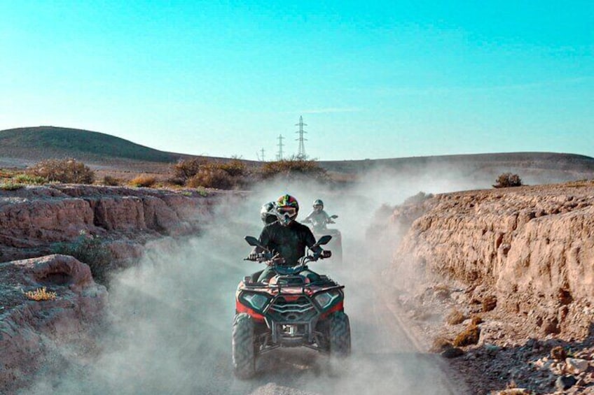 Marrakech Agafay Desert Package Quad Bike Camel Ride Dinner Show.