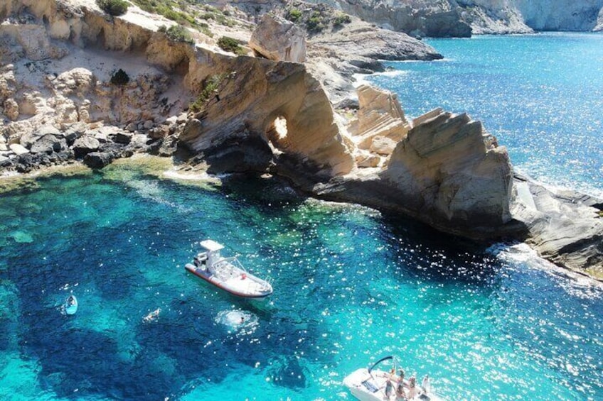 Es Vedra and Atlantis Private Speedboat Tour
