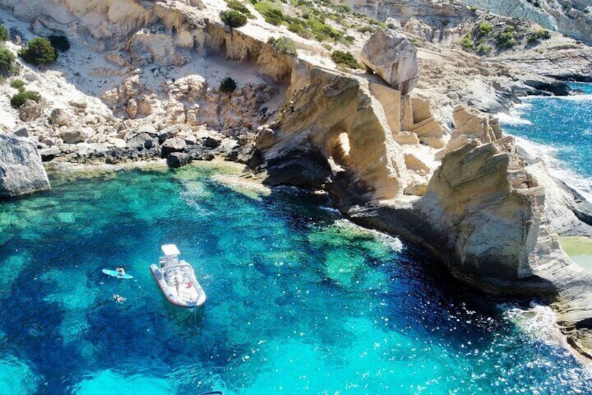 Es Vedra and Atlantis Private Speedboat Tour