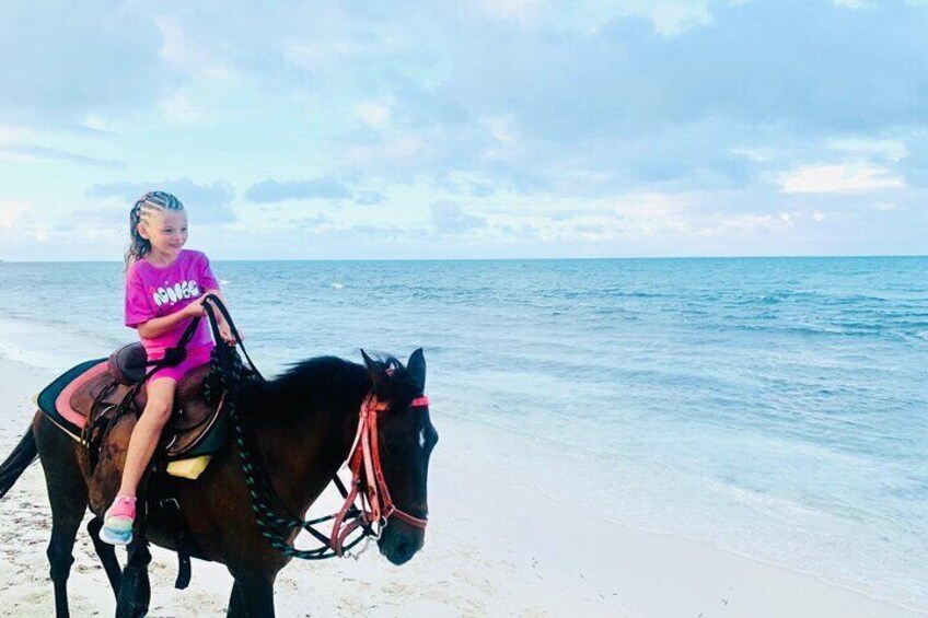  Adventure awaits! Join us for a delightful horseback ride along the turquoise waters! ✨"