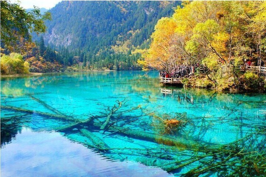 3 Days Jiuzhaigou and Huanglong Highlights Tour by Fast Train