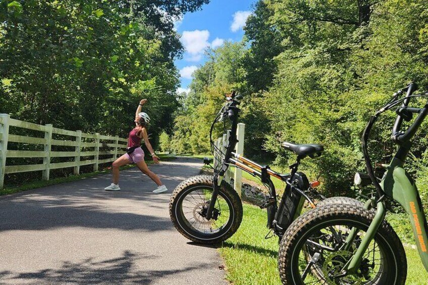 Raleigh Guided E-Bike Tour Greenery, Scenery and Mindfulness